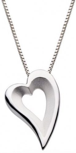 Kit Heath - Desire Love Story, Rhodium Plated - Grande Slider Necklace, Size 26