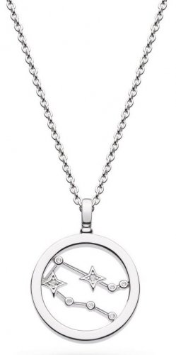 Kit Heath - Cekeste constellaion, Cubic Zirconia Set, Sterling Silver - Rhodium Plated - Gemini Neckalce 90471gem