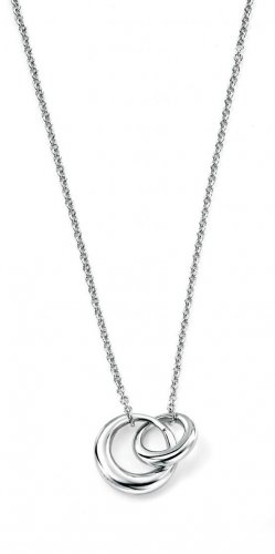 Gecko - Beginnings, Silver Interlocking Links Necklace, Size 41-44cm