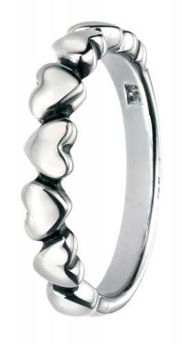 Gecko - Sterling Silver HEART RING R3460