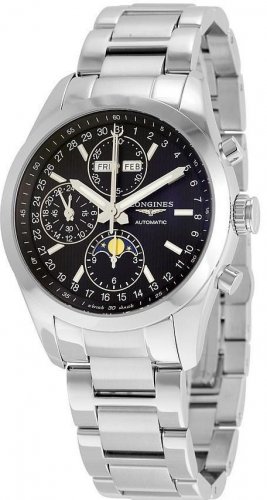 Longines - Conquest Classic, Stainless Steel Automatic Chronograph Watch