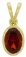 Guest and Philips - Garnet Set, Yellow Gold - 9ct 1st Gar Oval 7x5 RO Pendant 09CIGH85327