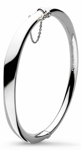 Kit Heath - Bevel Cirque , Rhodium Plated Hinged Bangle 7174RP