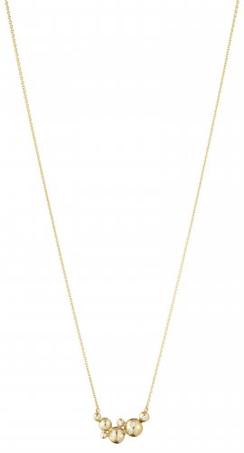 Georg Jensen - Grape, D 0.09ct Set, Yellow Gold - Pendant 20001195