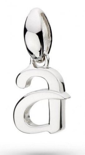 Kit Heath - Signature Script, Rhodium Plated a Pendant 9197RPA