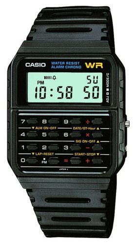 Casio - Vintage, Resin Digital Calculator Watch CA-53-1ER