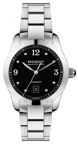 Bremont - Solo, Stainless Steel/Tungsten - Crystal/Glass - Auto Watch, Size 32mm