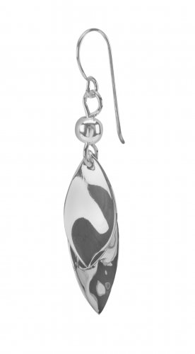 Tianguis Jackson - Silver Petal Drop Earrings - CE1837