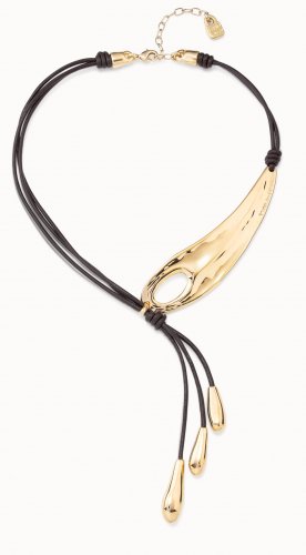 Uno de 50 - Yellow Gold Plated Necklace COL1751MARORO0U