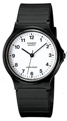 Casio - Resin Analogue Watch MQ-24-7BLL