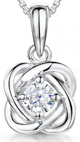 Jools - Cubic Zirconia Set, Sterling Silver - Necklace kpn3564