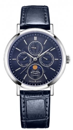 Rotary - Moonphase, Stainless Steel Quartz Watch GS05425-05