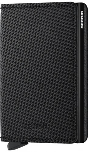 Secrid - Slimwallet, Aluminium Wallet SCA-BLACK