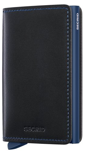 Secrid - Slimwallet, Aluminium Wallet SO-Black-Navy