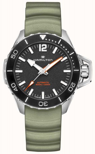 Hamilton - Khaki Navy Frogman, Stainless Steel - Fabric - AUTOMATIC MECHANICAL, Size 46mm H77825331