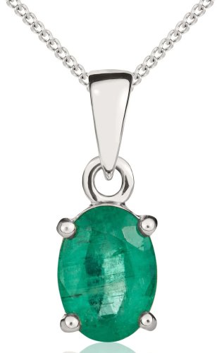 Guest and Philips - Emerald Set, White Gold - 9ct Pendant 62-60-001