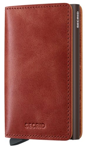 Secrid - Slimwallet, Aluminium  SV-Orange