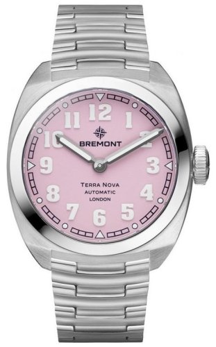 Bremont - Terra Nova, Stainless Steel - Ltd Ed 250 Auto Watch, Size 38mm TN38-ND-SS-PK-B