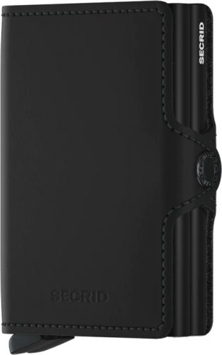 Secrid - Twinwallet, Aluminium Wallet TO-BLACK