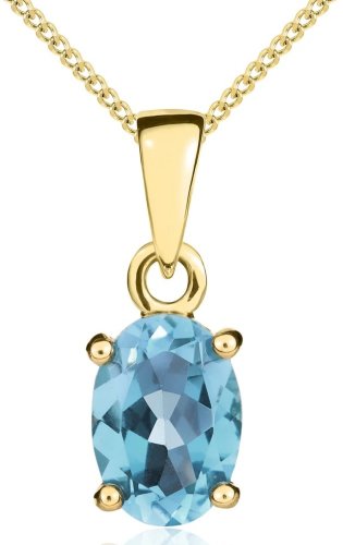 Guest and Philips - Topaz Set, Yellow Gold - 9ct Swiss BT Pendant 62-30-030