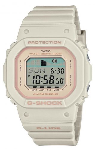 Casio - G-Lide Beach Nostalgia, Plastic/Silicone Digital Watch GLX-S5600-7ER