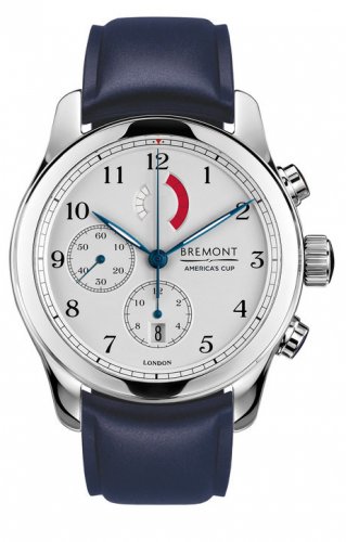 Bremont - Americas Cup, Stainless Steel/Tungsten - Plastic/Silicone - Crystal/Glass Auto Watch, Size 43mm