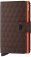 Secrid - Miniwallet, Aluminium Wallet MOp-Brown-Orange
