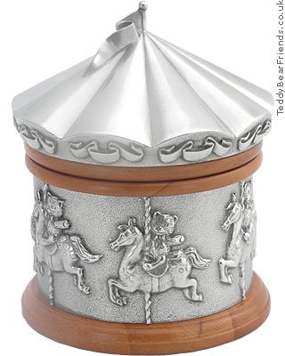 royal selangor music box teddy bear