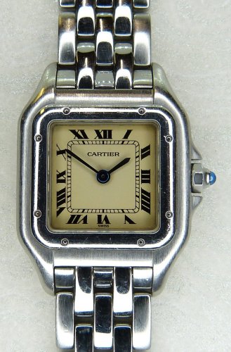 Antique Guest and Philips - Stainless Steel Cartier Panthere PKT1461