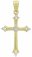Guest and Philips - Diamond Set, Yellow Gold - 9ct D 5pt 5st Gothic Cross, Size 22x12 09CRDI81693