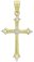 Guest and Philips - Diamond Set, Yellow Gold - 9ct D 5pt 5st Gothic Cross, Size 22x12 09CRDI81693