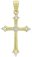 Guest and Philips - Diamond Set, Yellow Gold - 9ct D 5pt 5st Gothic Cross, Size 22x12 09CRDI81693