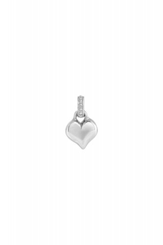 Dower and Hall - Sterling Silver Baby Heart Charm - SC1-S