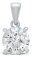 Guest and Philips - Lab Grown Diamond Set, Platinum - D 1.5ct 1st Pendant PLCIDI89420