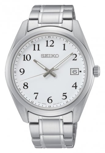 Seiko - Stainless Steel Quartz Watch SUR459P1