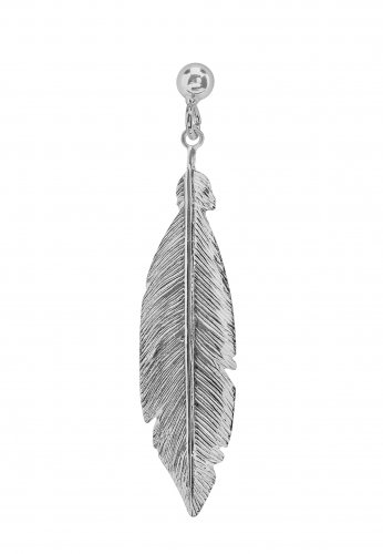 Tianguis Jackson - Sterling Silver Feather Stud Earrings - CE1934