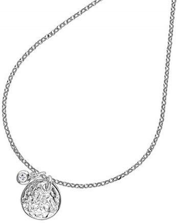 Dower and Hall - Twinkle, White Sapphire Set, Sterling Silver - Disc Pendant - TWP20-S-WSAPP-1