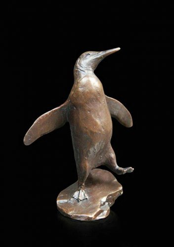 Richard Cooper - Small Penguin, Bronze - Ornament, Size S - 936