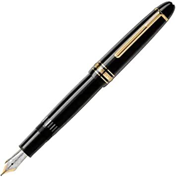 Mont Blanc - Meisterstück LeGrand Yellow Gold-Coated Fountain Pen, Plastic/Silicone - Yellow Gold Plated - Size 140 x13.7 mm 13661