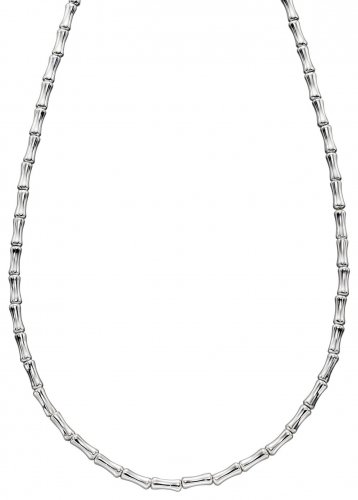 Gecko - Sterling Silver Bamboo Necklace N4409