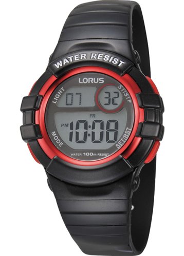 Lorus - Kids Black Plastic Digital Watch