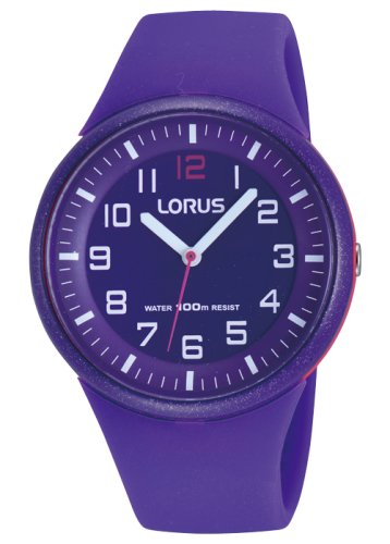Lorus - Kids, Purple Silicone Sports Strap Watch