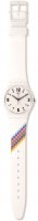 Swatch - Merry Go Round Squares, Plastic/Silicone - Quartz Watch, Size 34mm SO28W700