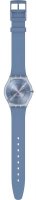Swatch - Denim Blue, Plastic/Silicone - Quartz Watch, Size 34mm SS08N100-S14