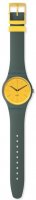 Swatch - Gold in the Garden, Plastic/Silicone - Quartz Watch, Size 41mm SO29G103