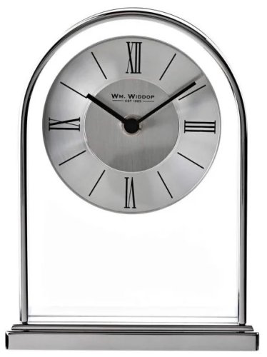 Guest and Philips - Chrome Mantle Clock W2938