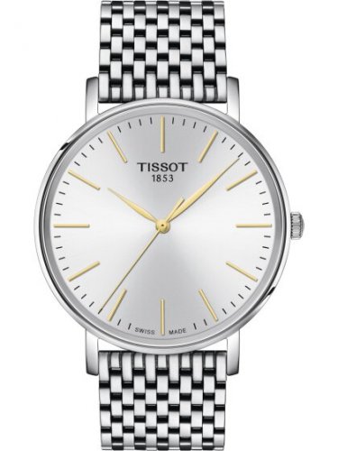 Tissot - Everytime Gent, Stainless Steel - Quartz Watch, Size 40mm T1434101101101