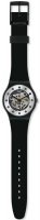 Swatch - Silver Glam Again, Plastic/Silicone - Quartz Watch, Size 34mm SO29B109