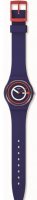 Swatch - Blue to Basics, Plastic/Silicone - Quartz Watch, Size 34mm SO28N703
