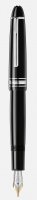 Montblanc - Meisterstuck LeGrand Traveler Fountain Pen, Precious Resin - Rhodium Plated - Fountain Pen, Size 145.8 x15.5mm 132493